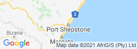 Port Shepstone map